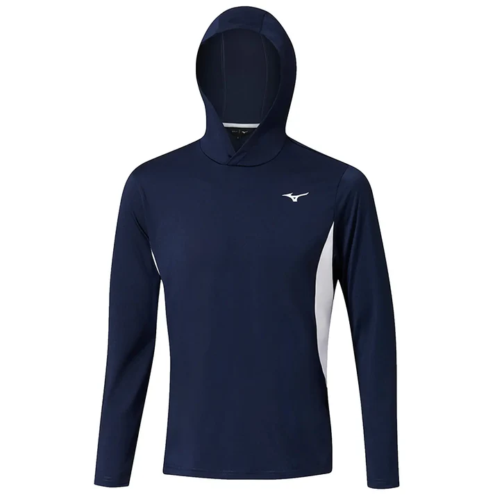 Mizuno Golf Mens G-Style Hoodie Lightweight Golf Hoody - Deep Navy - Large