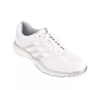 Adidas Ladies Adipower Boost 2 Golf Shoes- White/Silver - Size UK 4