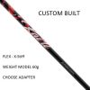 Mitsubishi Chemical Kai'li Red X-Stiff Driver or Fairway Shaft - Custom Built