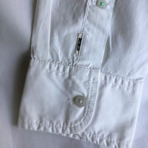 Mens Linksoul White Cotton Long Sleeved Shirt - Large - 46" Chest - Image 4