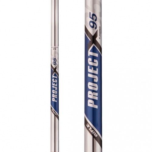 True Temper Project X 95 Flighted Steel Iron Shafts 5.0, 5.5, 6.0 & 6.5 Flex - .370 Parallel