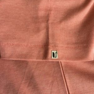 Mens Linksoul Hybrid Oxford Short Sleeve Papaya Golf Shirt - Large - 42" Chest - Image 2