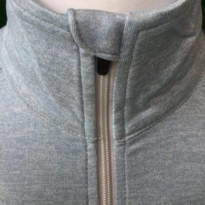 Mens Dunning Heathered Quarter Zip Long Sleeved Golf Top- Small 40-42" - Image 2