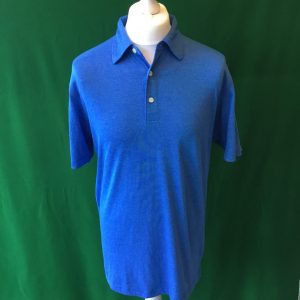 Mens Dunning Short Sleeved Sky Blue Golf Polo Shirt- Medium 40-42"