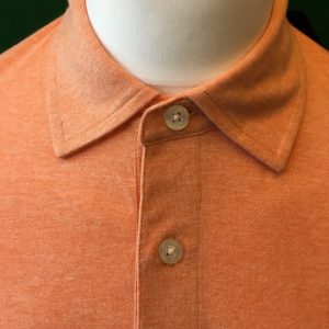Mens Dunning Short Sleeved Citron Golf Polo Shirt- Small 38-40" - Image 3