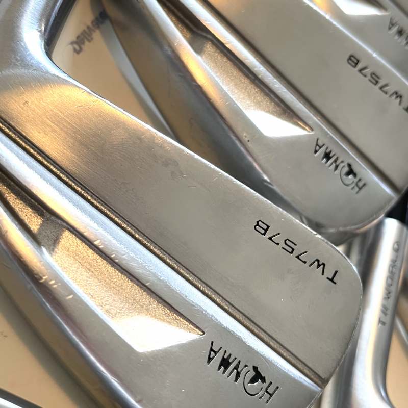Honma TW757B COMBO 4-PW Iron Set w/ Black Gold X Stiff Shafts - Image 2