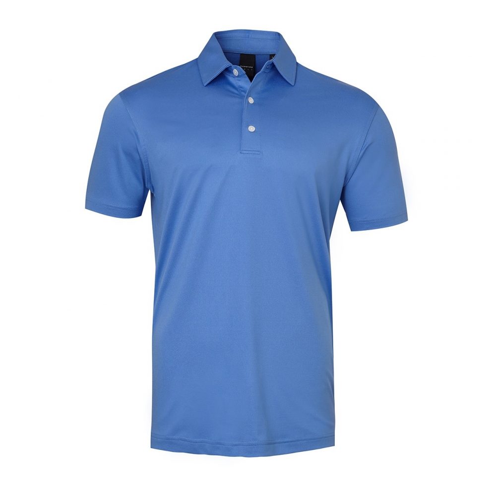 Mens Dunning Short Sleeved Galway Jersey Golf Polo Shirt- Small 40-42"