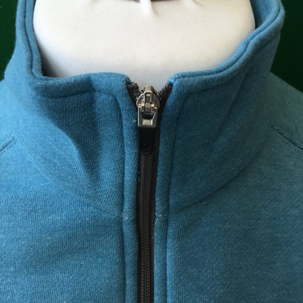 Mens Dunning Natural Hand Quarter Zip Long Sleeved Golf Sweatshirt- Small 40-42" - Image 4