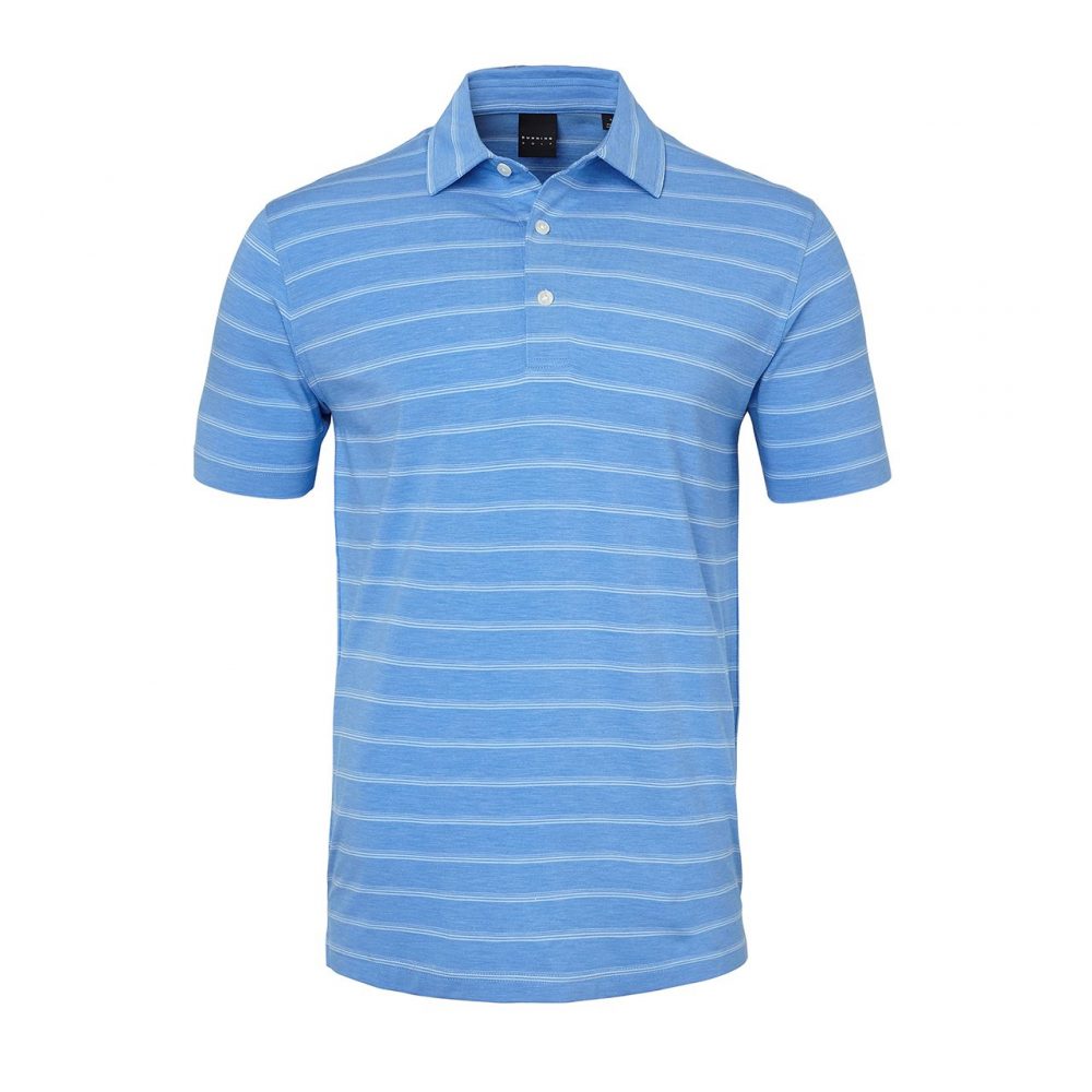 Mens Dunning Paisley Natural Hand Golf Polo Shirt- Small 40-42"