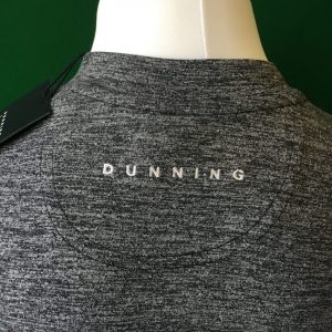 Mens Dunning Taagan Long Sleeved V-Neck Black Heather Fleece - Small 40-42" - Image 3