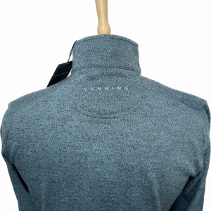 Dunning 1/4 Zip Golf Pullover - Size Small 40-42" Chest - Cayman / Heather - Image 3
