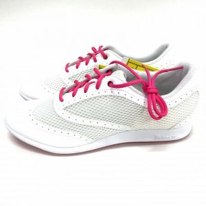 Alternative view of Ladies Adidas Julie Light White / Pink Golf Shoes - UK Size 5.5 - US 7 - EU 38