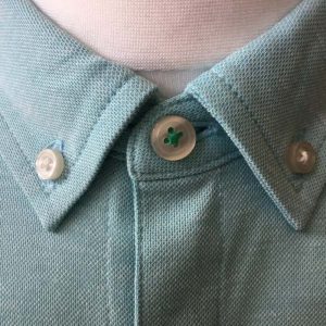 Mens Linksoul Hybrid Oxford Short Sleeve Spearmint Golf Shirt - Large - 42" Chest - Image 5