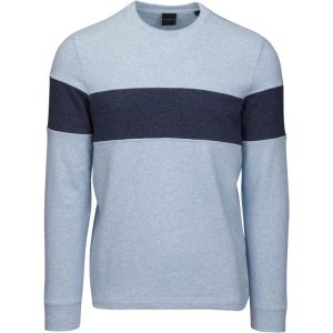 Mens Dunning Kilmelford Blue Crew Neck Golf Fleece - Small 40-42"