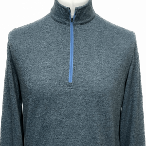Dunning 1/4 Zip Golf Pullover - Size Small 40-42" Chest - Cayman / Heather