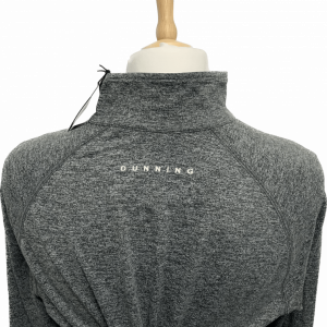 Dunning 1/4 Zip Golf Pullover - Size Small 40-42" Chest - Black Heather - Image 3