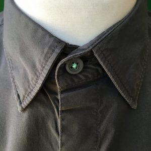 Mens Linksoul Charcoal Cotton Short Sleeved Shirt - Large - 46" Chest - Image 2