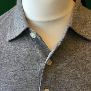 Mens Dunning Short Sleeved Grey Golf Polo Shirt- Medium 40-42" - Image 3