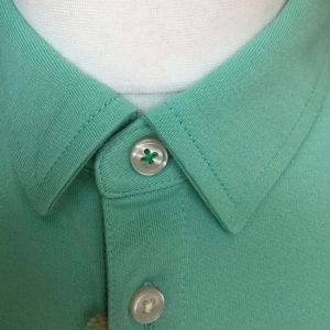 Mens Linksoul Dry Tek Short Sleeve Aloe Green Golf Polo - Large - 44" Chest - Image 3