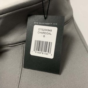 Dunning 1/4 Zip Golf Pullover - Size Small 40-42" Chest - Charcoal - Image 4