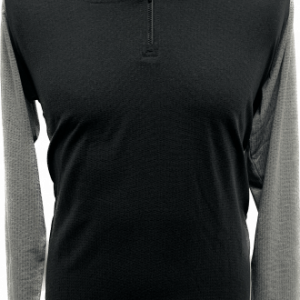 Dunning 1/4 Zip Golf Pullover - Size Small 40-42" Chest - Black Heather - Image 2