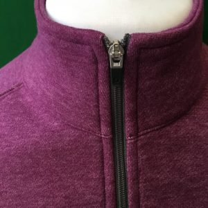 Mens Dunning Natural Hand Quarter Zip Long Sleeved Golf Sweatshirt- Small 40-42" - Image 4