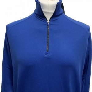 Dunning 1/4 Zip Golf Pullover - Size Small 40-42" Chest - Sodalite/Blue