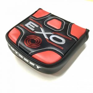 Alternative view of Odyssey EXO Seven XLG Mallet Putter Headcover (Brand New) - Black and Red