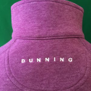 Mens Dunning Natural Hand Quarter Zip Long Sleeved Golf Sweatshirt- Small 40-42" - Image 3