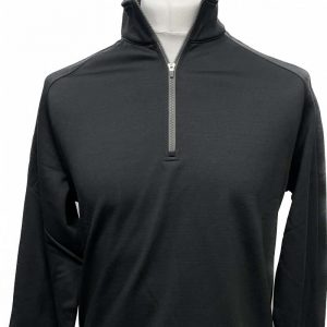 Dunning 1/4 Zip Golf Pullover - Size Small 40-42" Chest - Black
