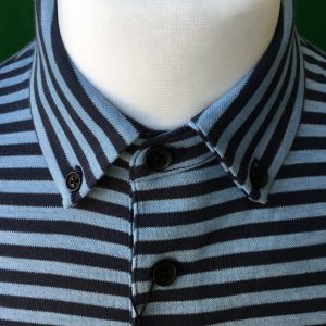 Mens Wolsey Striped Short Sleeved Golf Polo Shirt- Medium 40-42" - Image 3