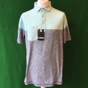 Mens Linksoul 100% Luxury Cotton Short Sleeve Golf Polo Shirt - Large 42-44"