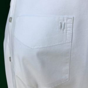 Mens Linksoul White Cotton Long Sleeved Shirt - Large - 46" Chest - Image 2
