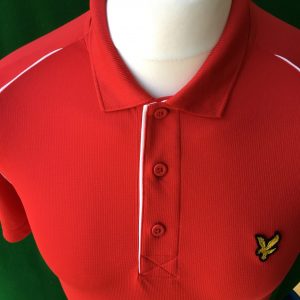 Mens Lyle & Scott Short Sleeved Golf Polo Shirt- Small 38-40" - Image 3
