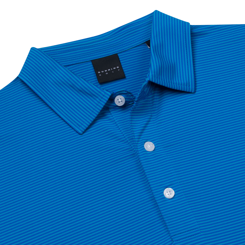 Dunning Golf Whitby Jersey Polo Shirt - Small 40-42" Chest - Sodalite/Swift - Image 3