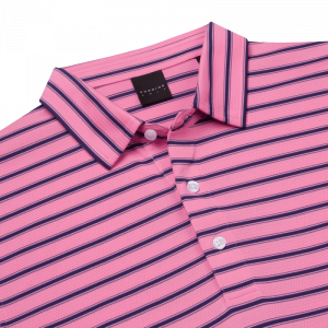 Dunning Golf Performance Coolmax Polo Shirt - 40-42" Chest - Thulian / Halo - Image 3
