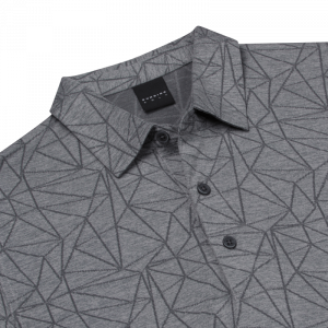 Dunning Golf Performance Coolmax Polo Shirt - 40-42" Chest - Cement/Pave - Image 3