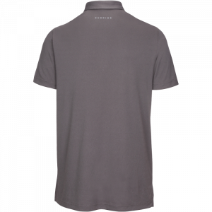 Dunning Golf Performance Jacquard Polo Shirt - 40-42" Chest - Black - Image 2