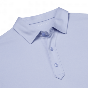 Dunning Golf Performance Jacquard Polo Shirt - 40-42" Chest - Mid Dusk - Image 3