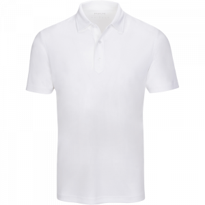Dunning Golf Jacquard Polo Shirt - Small 40-42" Chest - White