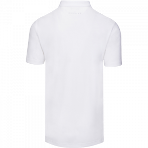 Dunning Golf Jacquard Polo Shirt - Small 40-42" Chest - White - Image 2