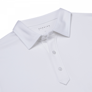 Dunning Golf Jacquard Polo Shirt - Small 40-42" Chest - White - Image 3
