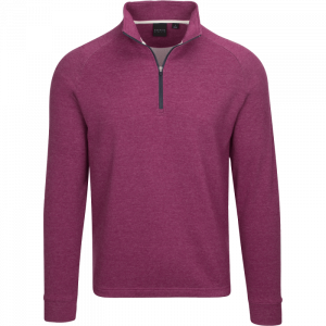 Dunning Ledmore 1/4 Zip Golf Pullover - 40-42" Chest - Suave Heather Halo