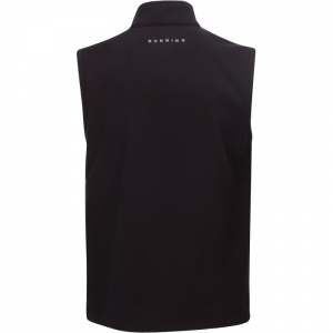 Dunning Polartec Wind Pro Fleece Vest - Small 40-42" Chest - Black / Red - Image 2