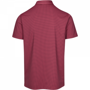 Dunning Golf Farley Jacquard Polo Shirt - Small 40-42" Chest - Rosewood - Image 2