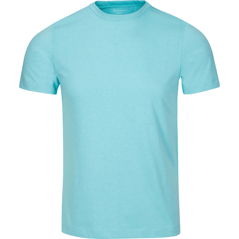 Dunning Golf Witham Performance Crew T-Shirt - Small 40-42" Chest - Belize Heather
