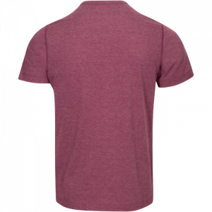 Dunning Golf Witham Performance Crew T-Shirt - 40-42" Chest - Claret Heather - Image 2
