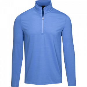 Dunning Golf Fenloe 1/4 Zip Pullover - Size Small 40-42" Chest - Surf Blue/White