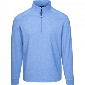 Dunning 1/4 Zip Golf Pullover - Size Small 40-42" Chest - Surf Blue Heather