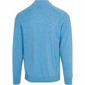 Dunning Golf Lagmore Wool & Cashmere 1/4 Zip Sweater - 40-42" Chest - Cayman Heather - Image 2